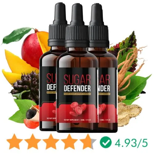 Sugar Defender blood sugar support formula bottle